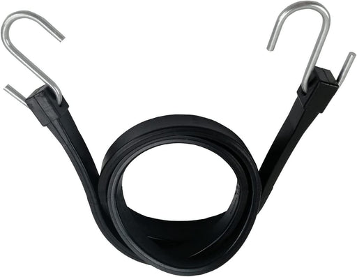 2x Rubber Tie Down Straps 15" EPDM Luggage cord Trailer Truck Industrial Bungee - FISHER DISCOUNT