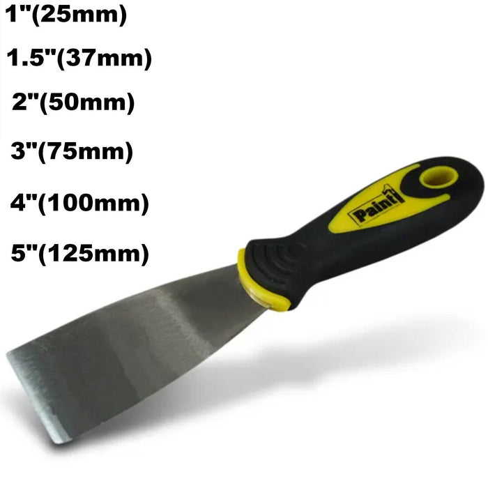 Scraper Putty Knife Steel Spatula Wall Scraper Paint Clean Blade 6 Sizes