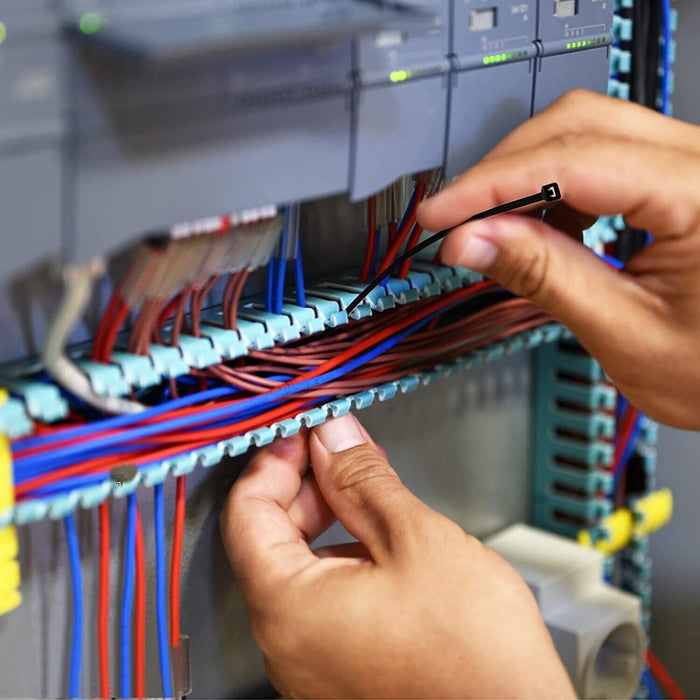 300pc Cable Ties Zip Ties Nylon UV Stabilised Black Cable Tie 3 SIZE AU STOCK