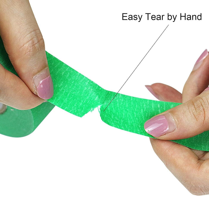 4PC Green Masking Tape Painting Crepe Paper 24/36mmW Housing Tools Painter Art