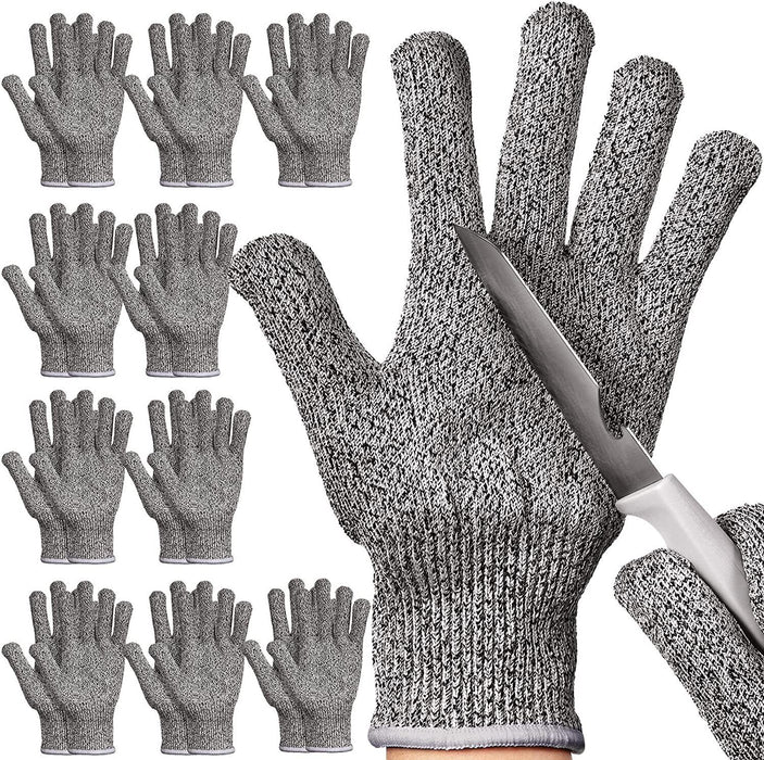 2PC Cut Resistant Gloves Anti-Cutting Food Grade 2Pr Kitchen Butcher Protection