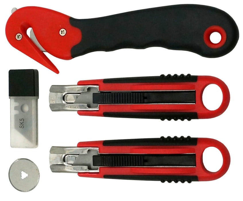 Force pro 9pc Concealed Blade Safety KNIFE, SAFETY, SIGNAGE, TRADE, GRAPHICS)