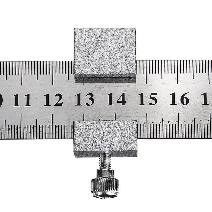 300mmPositioning Marking Gauge Woodworking Line Steel Ruler Locator Stop Block