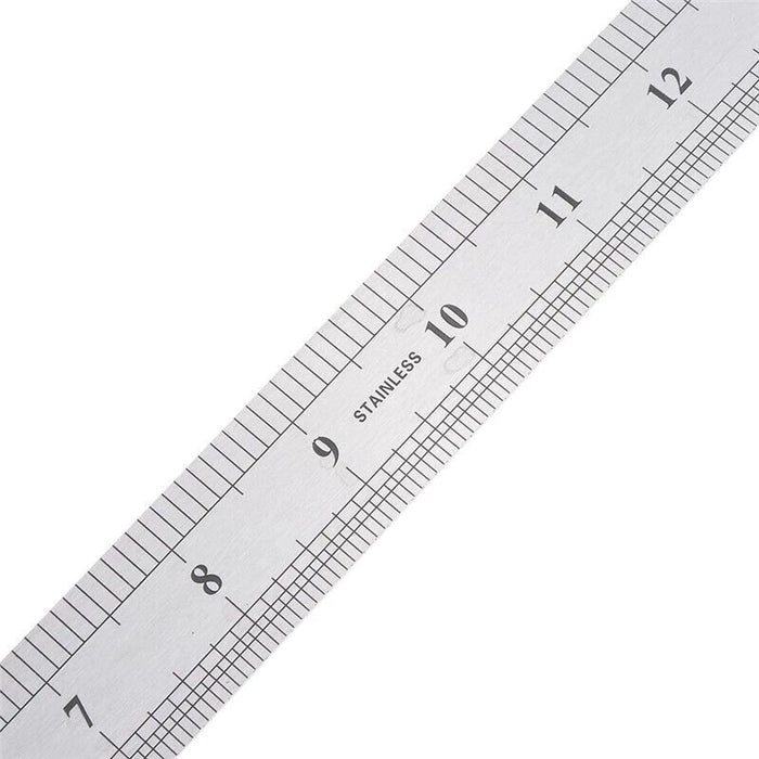 300mmPositioning Marking Gauge Woodworking Line Steel Ruler Locator Stop Block