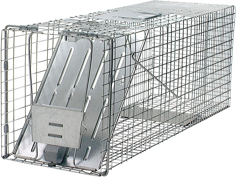 Extra Large 82cm Animal Trap Cage Humane Live Catcher Possum Fox Rabbit Rat Cat