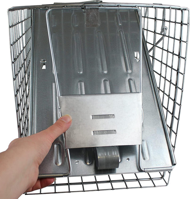 Extra Large 82cm Animal Trap Cage Humane Live Catcher Possum Fox Rabbit Rat Cat