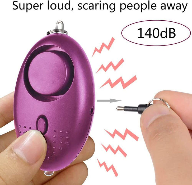 FORCE PRO140DB Safe Sound Personal Alarm Keychain With LED Light Emergency Women