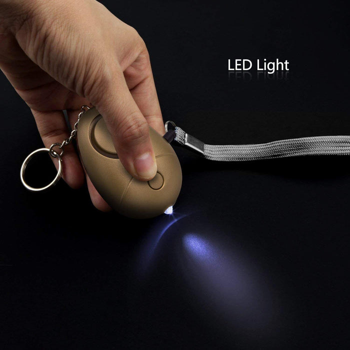 FORCE PRO140DB Safe Sound Personal Alarm Keychain With LED Light Emergency Women