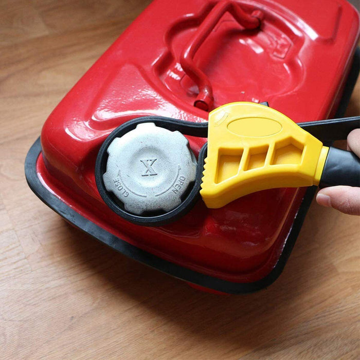 2pc Rubber Strap Wrench Adjustable DIY Plumber Jars Hose Pipe Oil Filter Opener