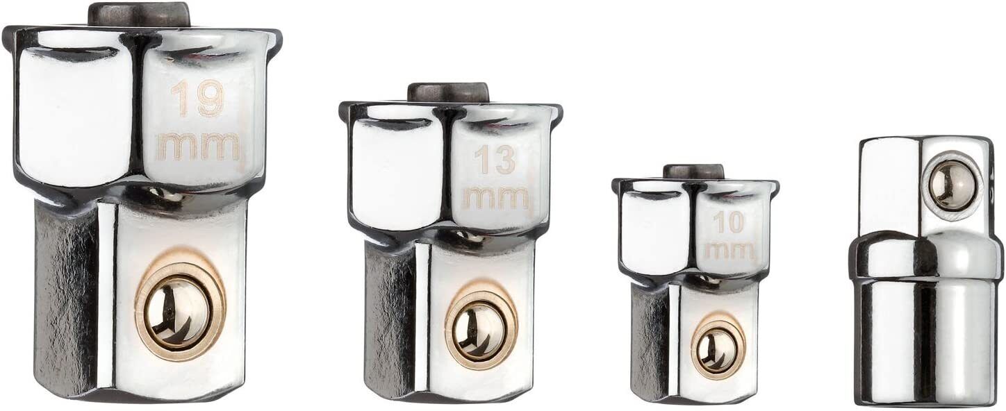 KING TONY Ratchet Spanner Adapter Adaptor Socket 1/4"+3/8"+1/2"+1/4" TAIWAN