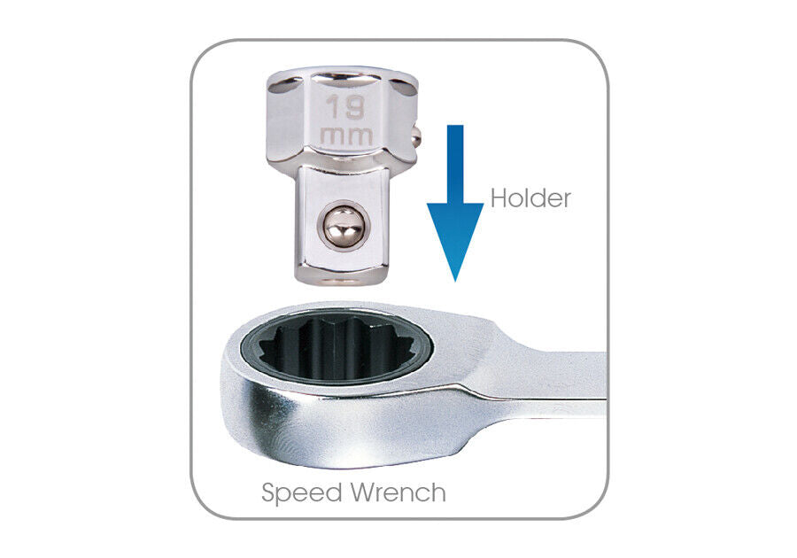KING TONY Ratchet Spanner Adapter Adaptor Socket 1/4"+3/8"+1/2"+1/4" TAIWAN