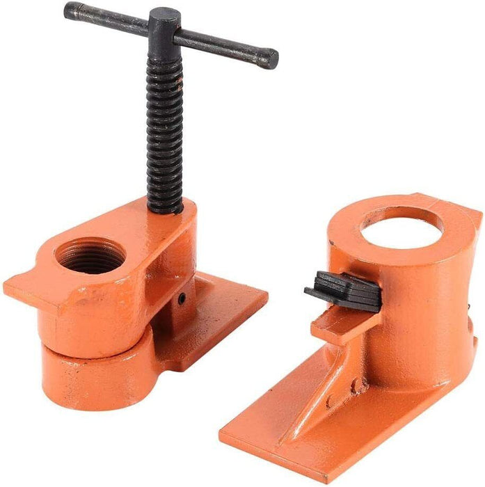 1Pc" 3/4\" Wood Gluing Pipe Clamp Set Heavy Duty PRO Woodworking Cast Iron
