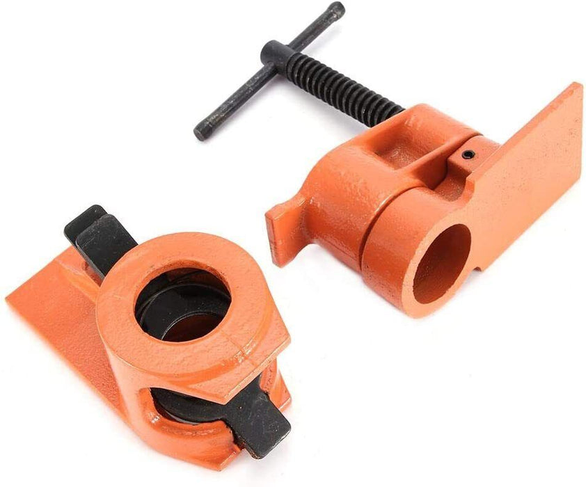 1Pc" 3/4\" Wood Gluing Pipe Clamp Set Heavy Duty PRO Woodworking Cast Iron