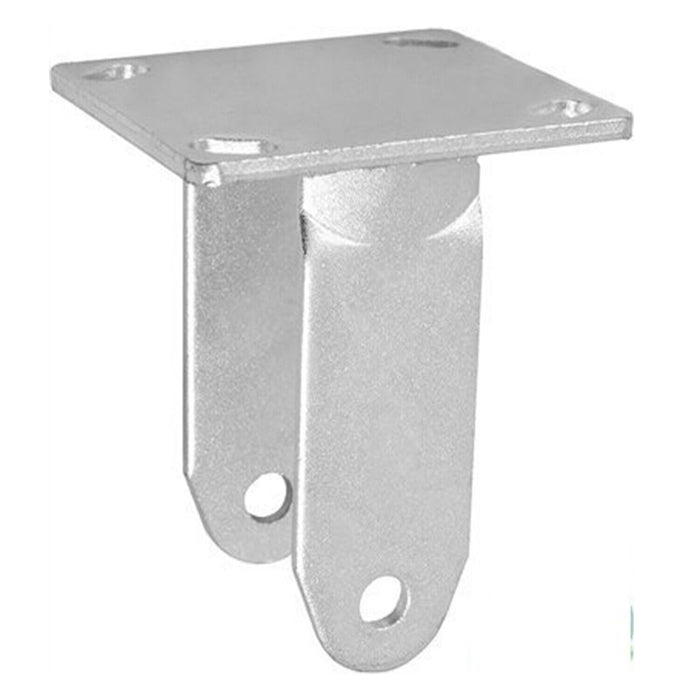 Metal Fixed Caster Rigid Caster Yoke/RIG/Fork/Frame / - Capacity UP to 1,250 LBS