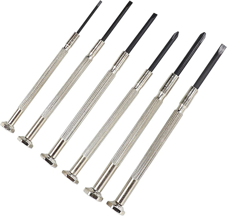 Force PRO Precision Screwdriver Set 6 Pce Kit  1, 1.2, 1.8,2.4mm #0 & #1