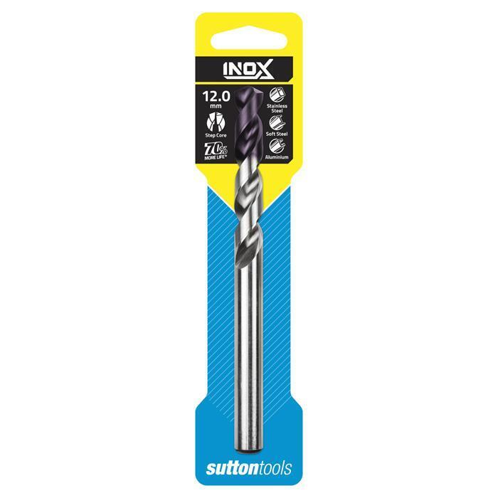 2PC Sutton Tools 12.0mm INOX Stainless Steel Jobber Drill Bit