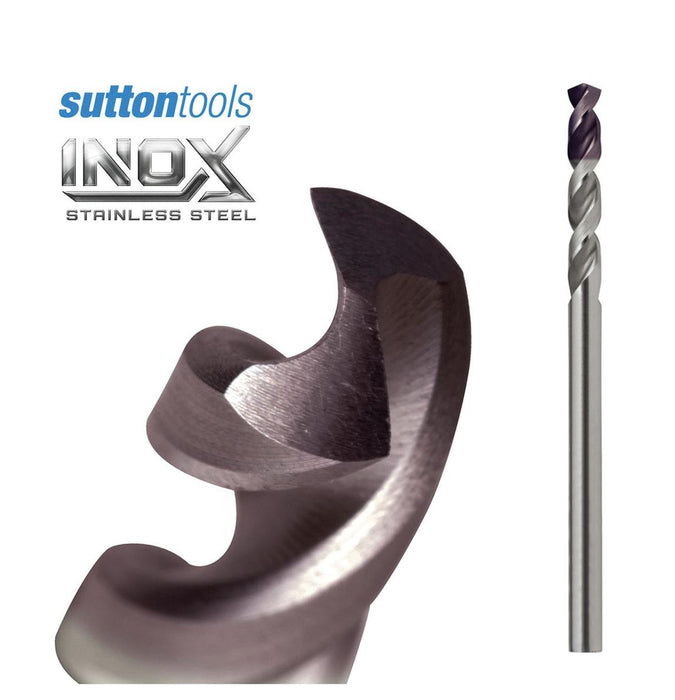 2PC Sutton Tools 12.0mm INOX Stainless Steel Jobber Drill Bit