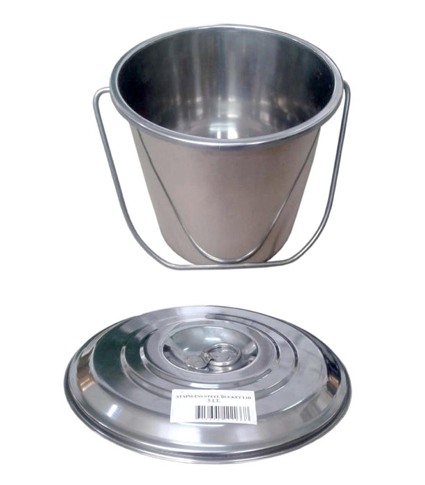 Stainless Steel Bucket with Handle 20Ltr HDuty Premium Quality NewModel