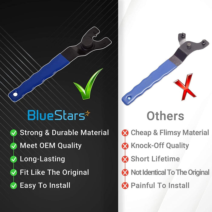 8" Angle Grinder Universal Adjustable Pin Wrench 10 mm-50 mm Nut Spanner 2 pin