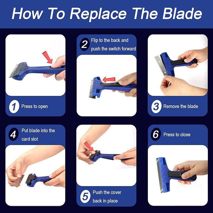 Glass Scraper 100mm  Window Surface Gasket Paint Remover Cleaner Tool
