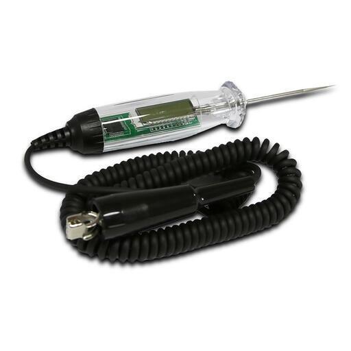 T&E Tools 4-60V Digital Electric Circuit LCD Tester Test Light 6, 12, & 24 Volt