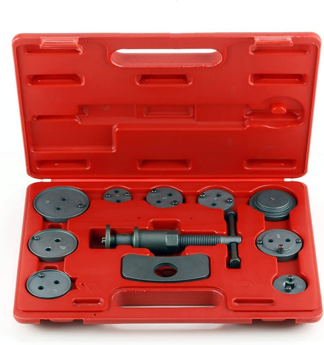 T&E Tools 11 Piece Rear Disc Brake Caliper Tool Kit Made in Taiwan  2366