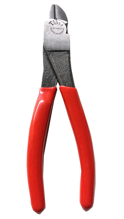 T&E TOOLS 160mm FLUSH CUT DIAGONAL PLASTIC CUTTERS PLASTIC CUTTING PLIERS PT1057