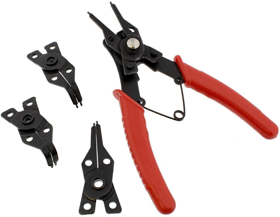 Force  4 In 1 Circlip Plier Set Combination Snap Ring Plier Retaining Clip Plier