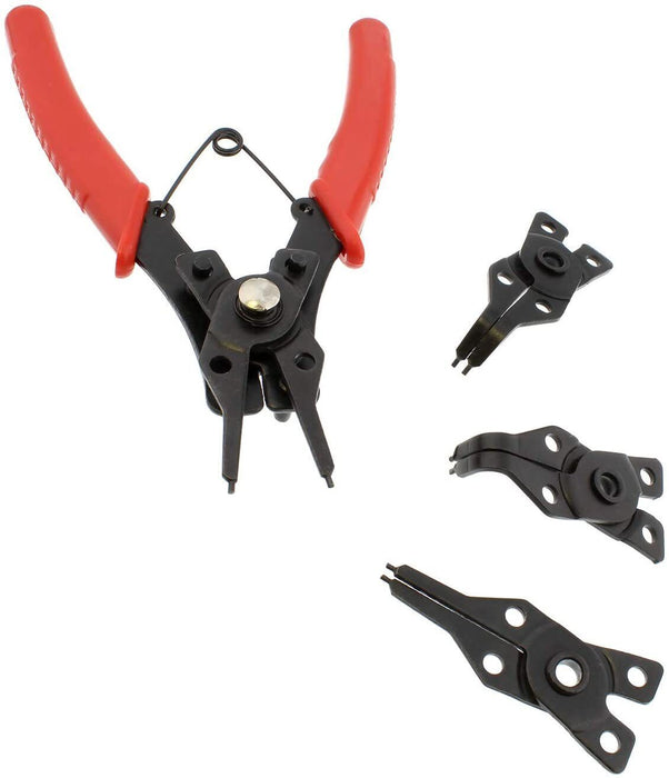 Force  4 In 1 Circlip Plier Set Combination Snap Ring Plier Retaining Clip Plier