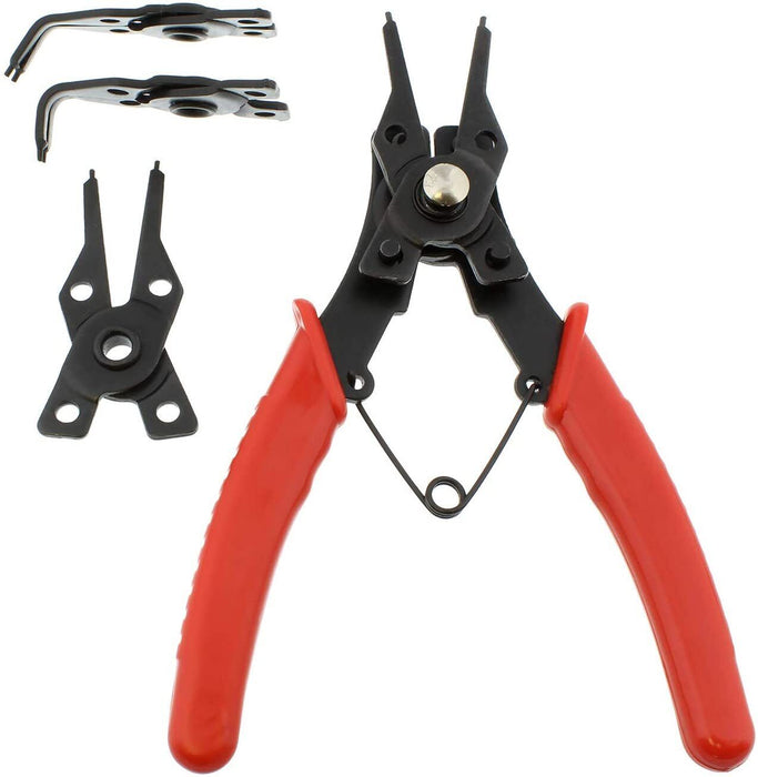 Force  4 In 1 Circlip Plier Set Combination Snap Ring Plier Retaining Clip Plier