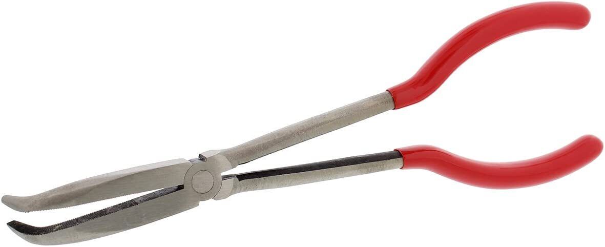 T&E Tools 11" Long Reach Plier Pliers 25°/45°/75°Bent Nose plier Made in Taiwan