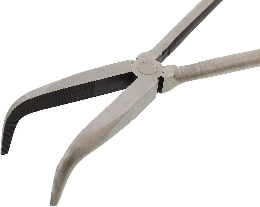 T&E Tools 11" Long Reach Plier Pliers 25°/45°/75°Bent Nose plier Made in Taiwan