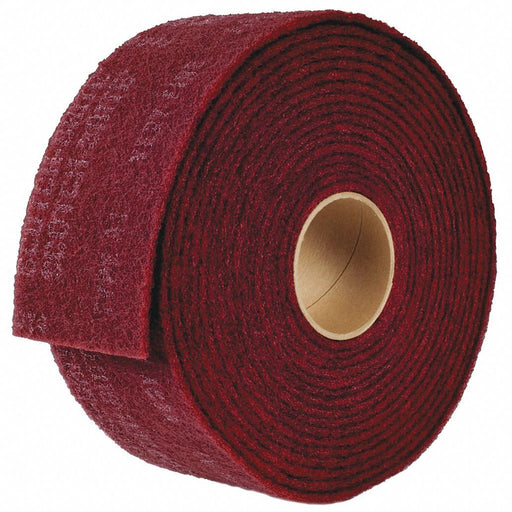 SCOTCH BRITE ROLL Red/Green  115/125MMX10M COLAD SCUFF ROLL (COLADRED) - FISHER DISCOUNT