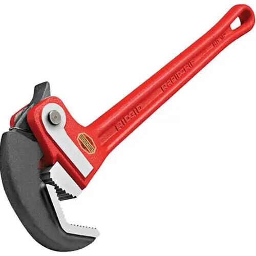 T&E Tool 8/10/12/14"RATCHET PIPE WRENCH Self-Adjusting Quick Release Pipe Wrench