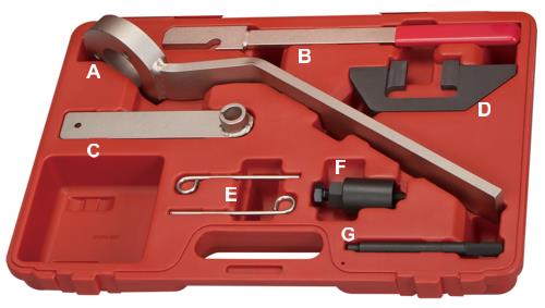 T&E Tools BMW/Land Rover/GM/Holden 1.8, 2.0, 2.5 Diesel Timing Tool Set Taiwan