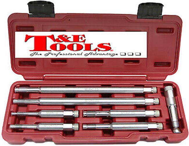 T&E Tools Internal Spark Plug Thread Chaser Set Made in Taiwan 8/12/14/18mm