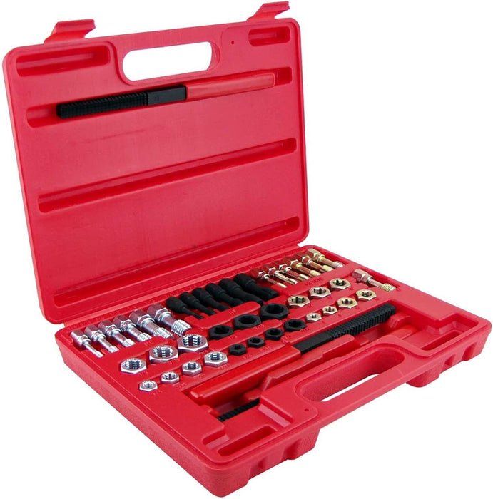 T&E Tools 53 Piece UNF, UNC & Metric Re-threader Kit Made in Taiwan 8020