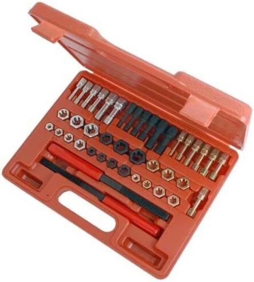 T&E Tools 53 Piece UNF, UNC & Metric Re-threader Kit Made in Taiwan 8020