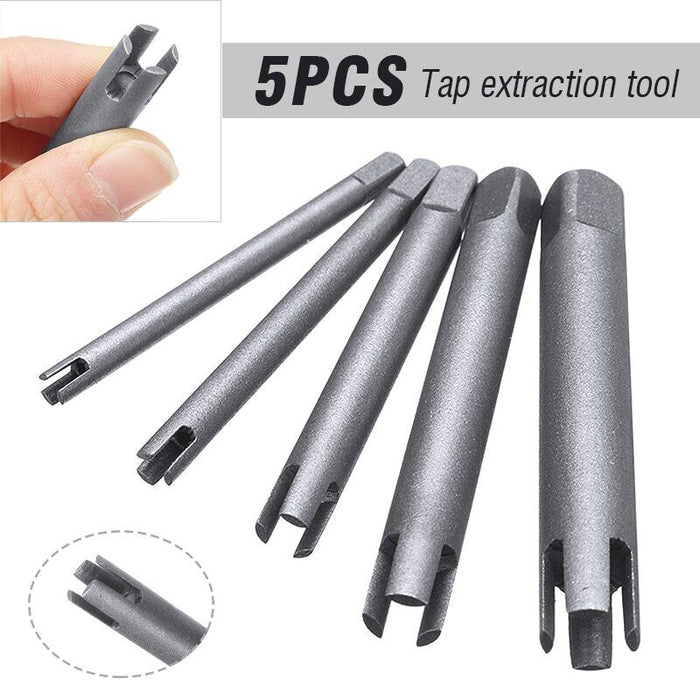 T&E tools 5PC Threading Tap Extractor Set new 8972 Made in Taiwan 1.5mm-13mm - FISHER DISCOUNT