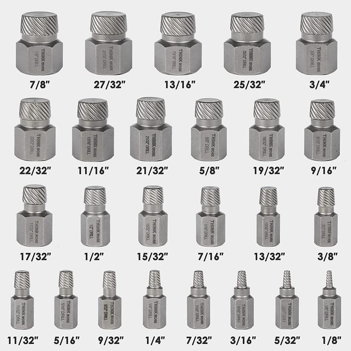 T&E Tools Singer one  Wedge-Proof Screw Extractor1/8" (3mm) -13/32"(11mm)