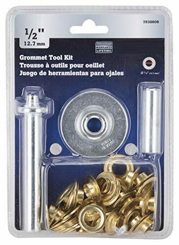 Tarp Tarpaulin Awning Tent Repair Kit Grommets Eyelet Punch 12mm Stamp Set