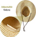 Straw Cowboy HAT Outback Western Jacaru Mens Womens Australian Leather - FISHER DISCOUNT