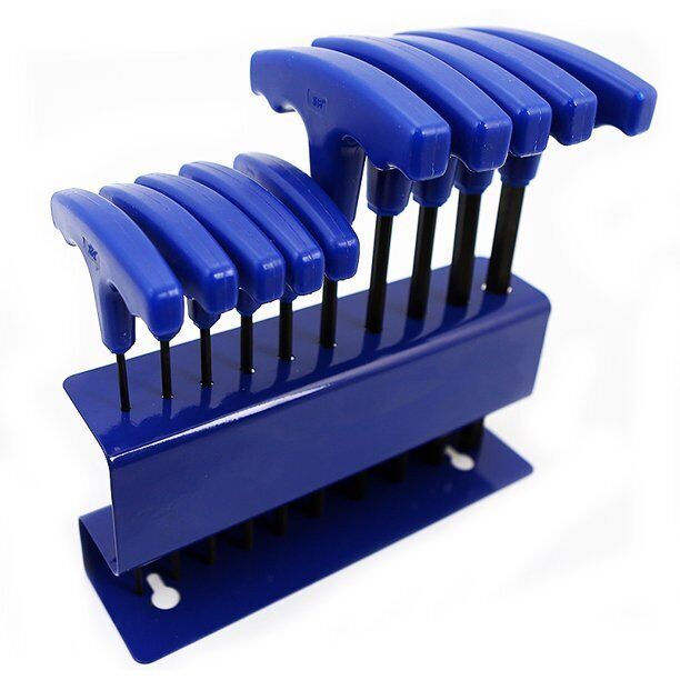 Force pro 10PC T-HANDLE HEX KEY SET Metric size S2 Steel Quality 2-10mm