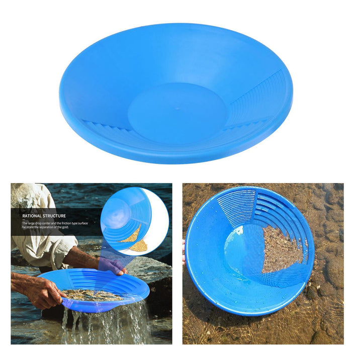 Gold Pan Mining Blue Gold Washing Tool Mining Gold Pan Manual Gold Panning