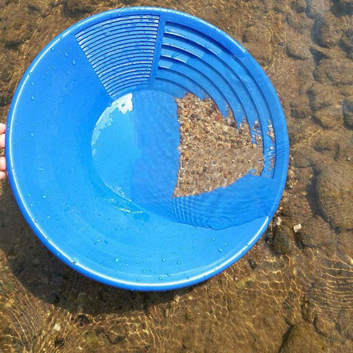 Gold Pan Mining Blue Gold Washing Tool Mining Gold Pan Manual Gold Panning