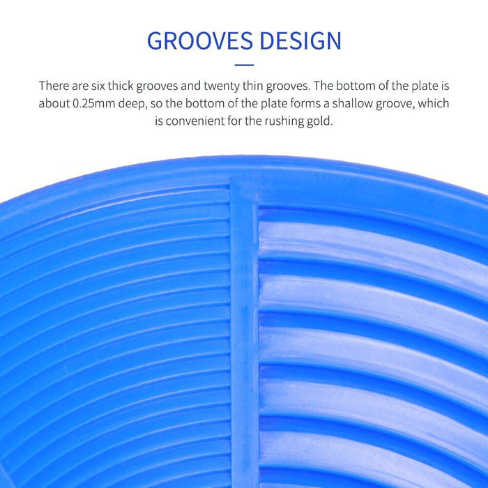 Gold Pan Mining Blue Gold Washing Tool Mining Gold Pan Manual Gold Panning