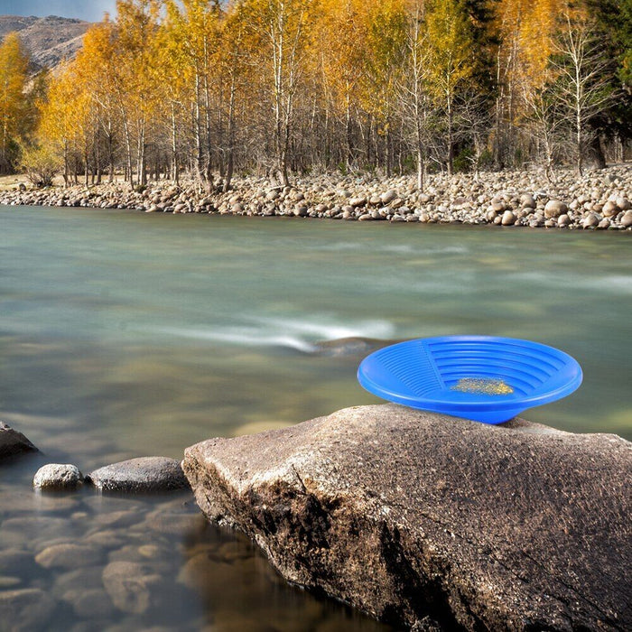 Gold Pan Mining Blue Gold Washing Tool Mining Gold Pan Manual Gold Panning