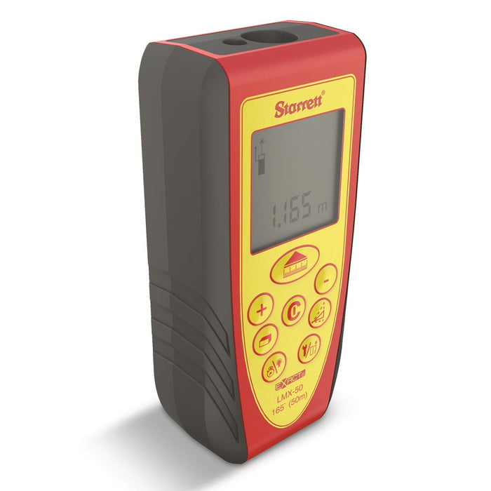 Starrett EXACT LASER DISTANCE METER SRTKLMX-50 220x165mm 70m Range, Red/Grey