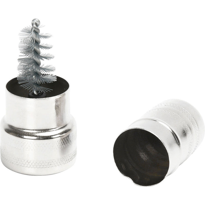 Battery Terminal Post Cleaner 2 Piece Wire Tool Brush New In Package Auto Maint