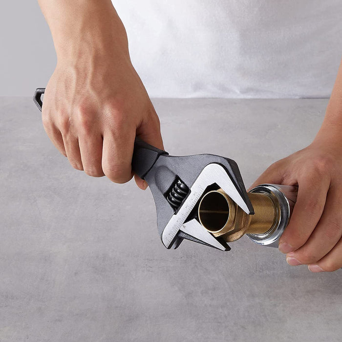 Force pro Extra Wide Jaw Adjustable Shifter Wrench Shifting Spanner 10" 8 6"